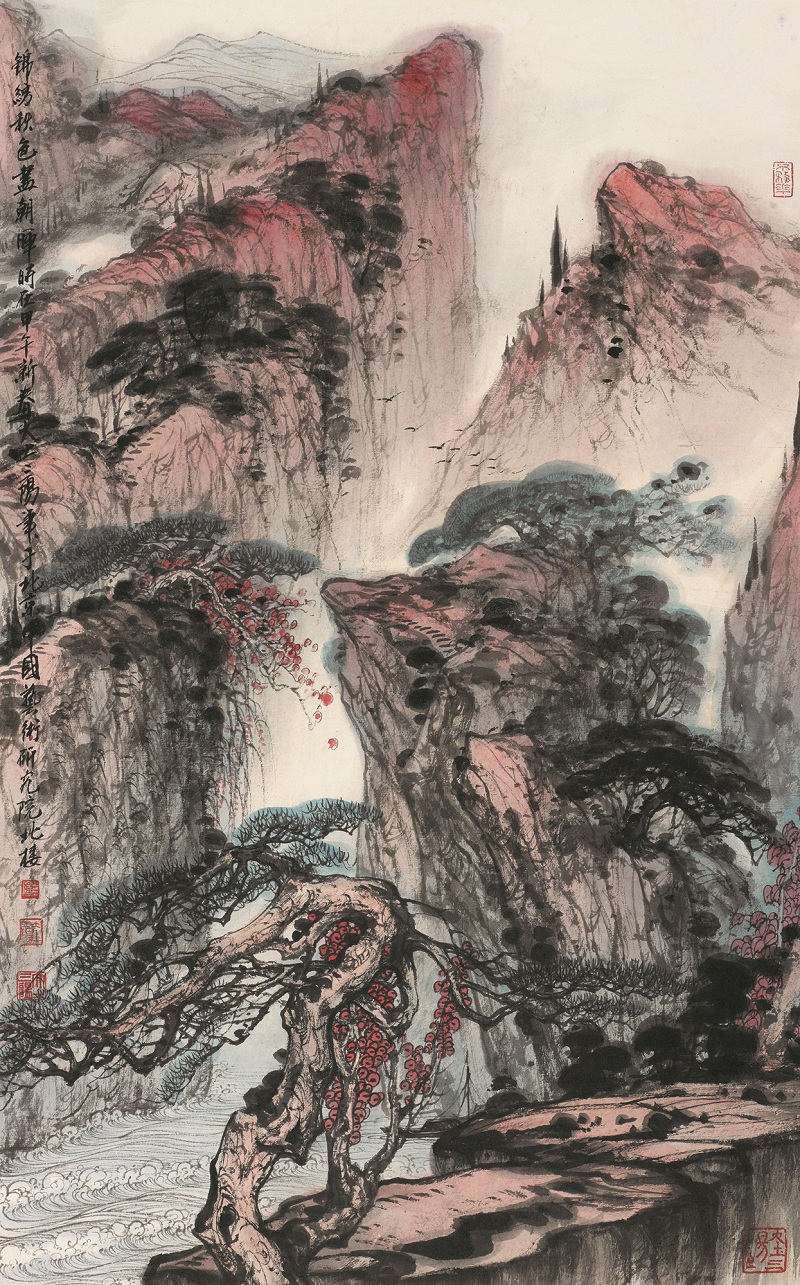 山水奇峰--中国当代著名山水画家大土三阳作品欣赏
