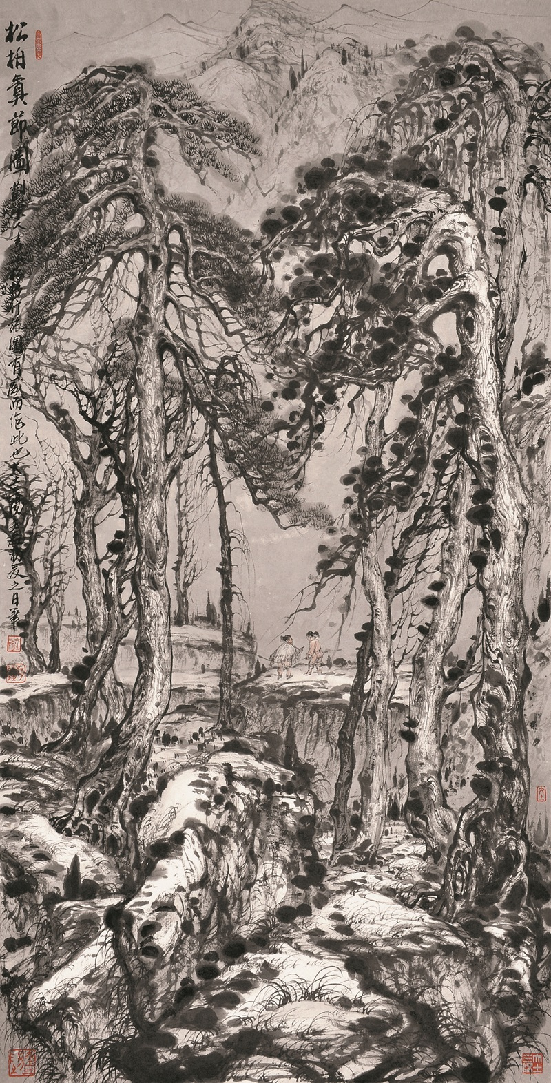 山水奇峰--中国当代著名山水画家大土三阳作品欣赏