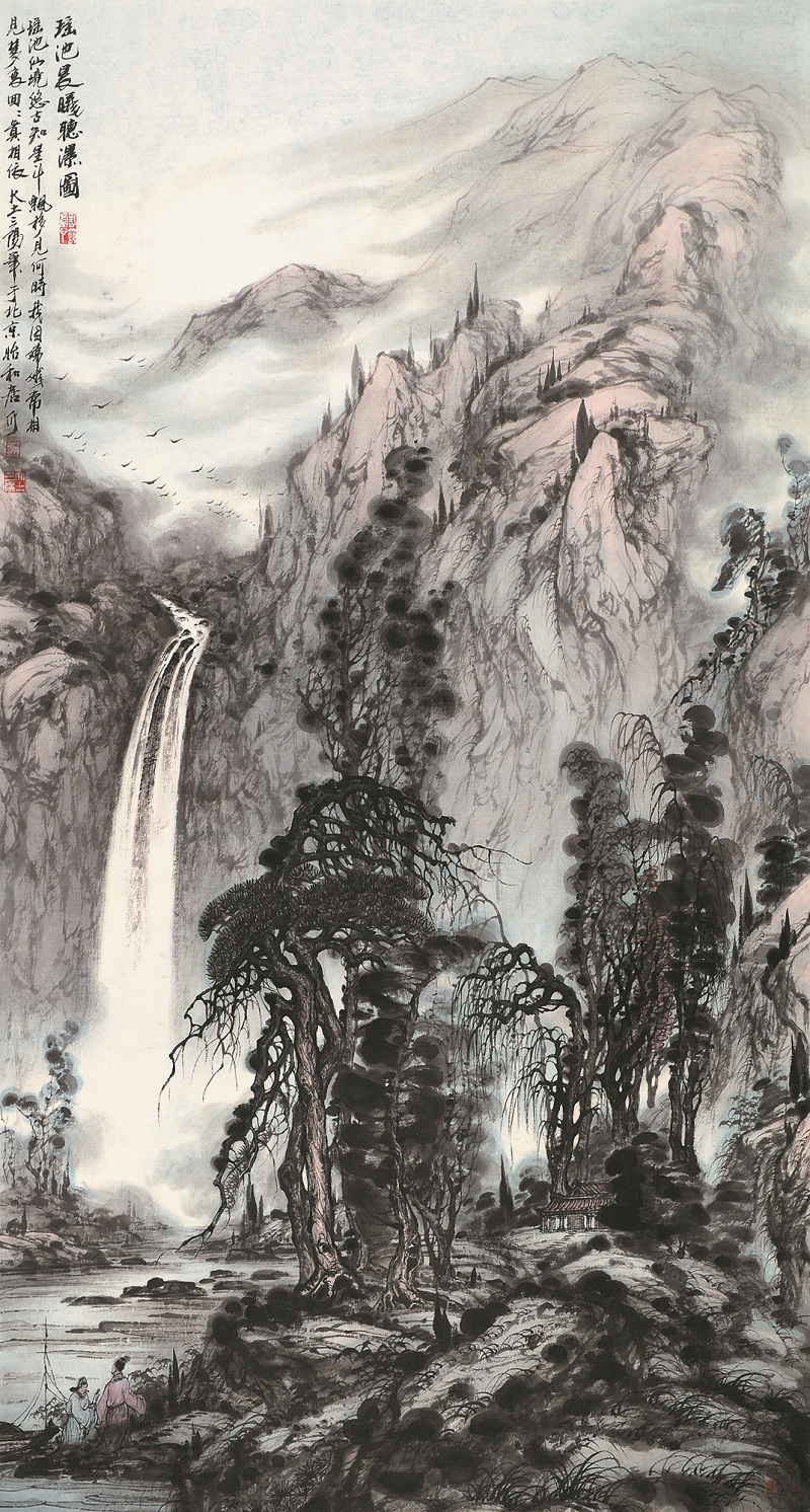 山水奇峰--中国当代著名山水画家大土三阳作品欣赏