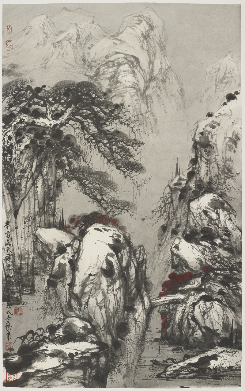 山水奇峰--中国当代著名山水画家大土三阳作品欣赏