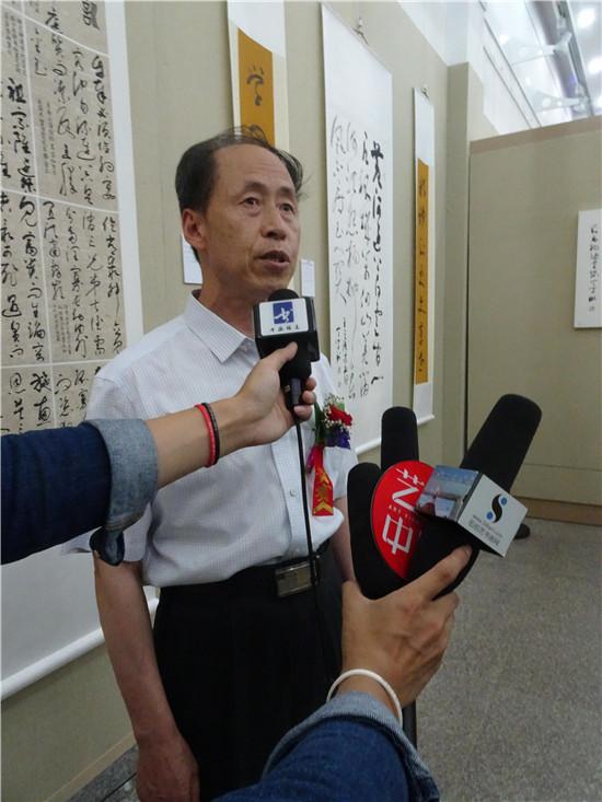 “军旅路·家乡情——军旅书法家丁学洲教授作品展”在甘肃开幕