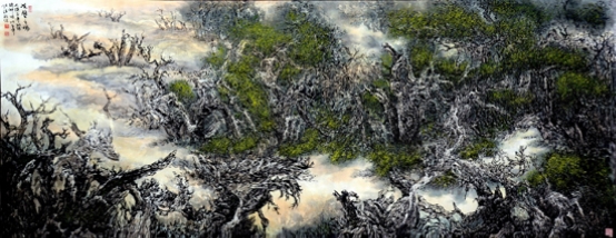 戈壁之魂120x366cm