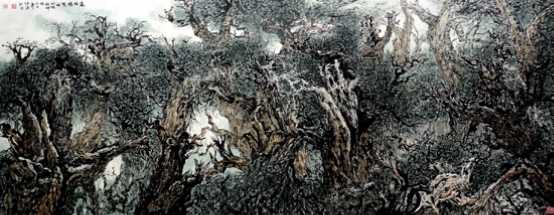 森林畅想曲144x366cm