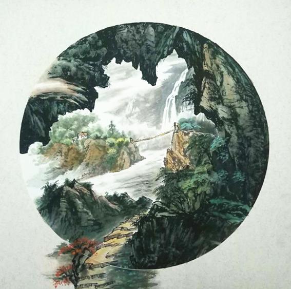 画家苗恭豪应邀参加2019“宣和·至臻”第十四届北京国际文博会