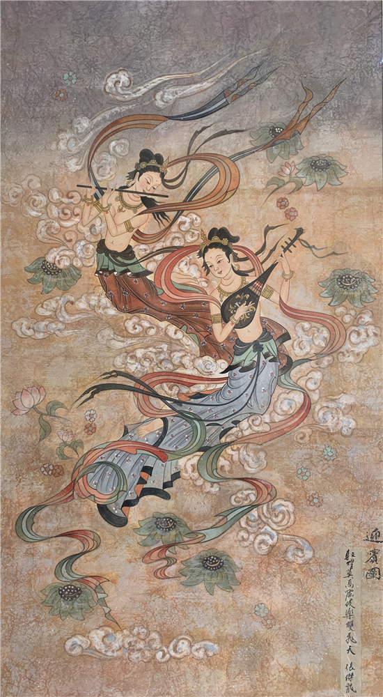 敦煌画家张杰龙敦煌绘画艺术的传承者